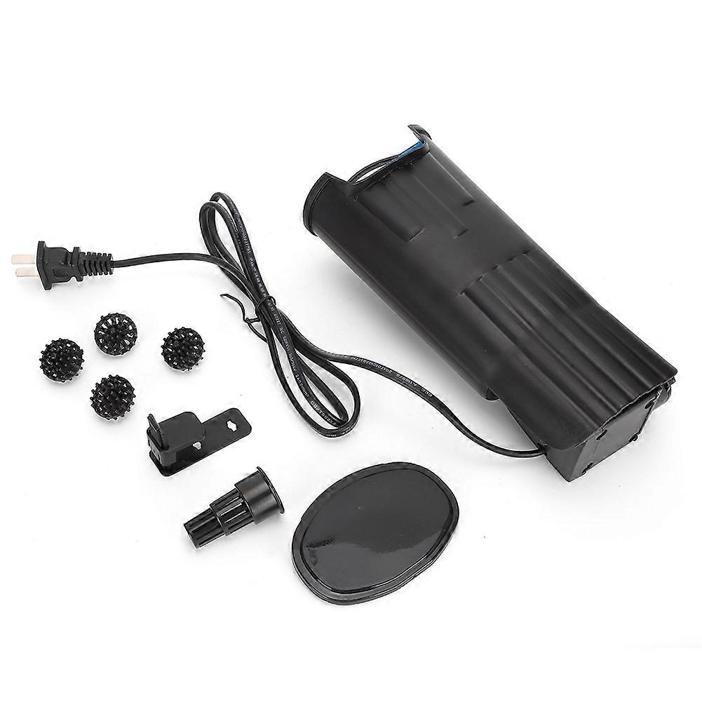 Aquarium Tortoise Tank Waterfall Filter with Lower Water Level and Silent Pump, 220-240V CN Plug, Small Size