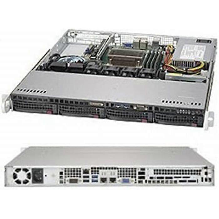 Supermicro SuperChassis 813MFTQC-350CB2 Black Support 350 W