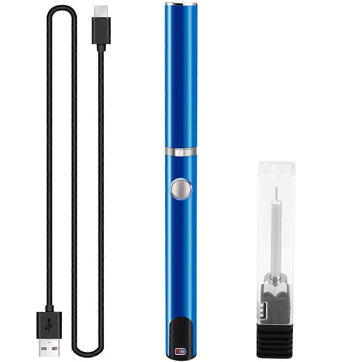Adjustable 510 Thread Mini Soldering Iron Kit USB Soldering Iron with Cap 3 Gear Voltage Electronic Welding Repair Pen G