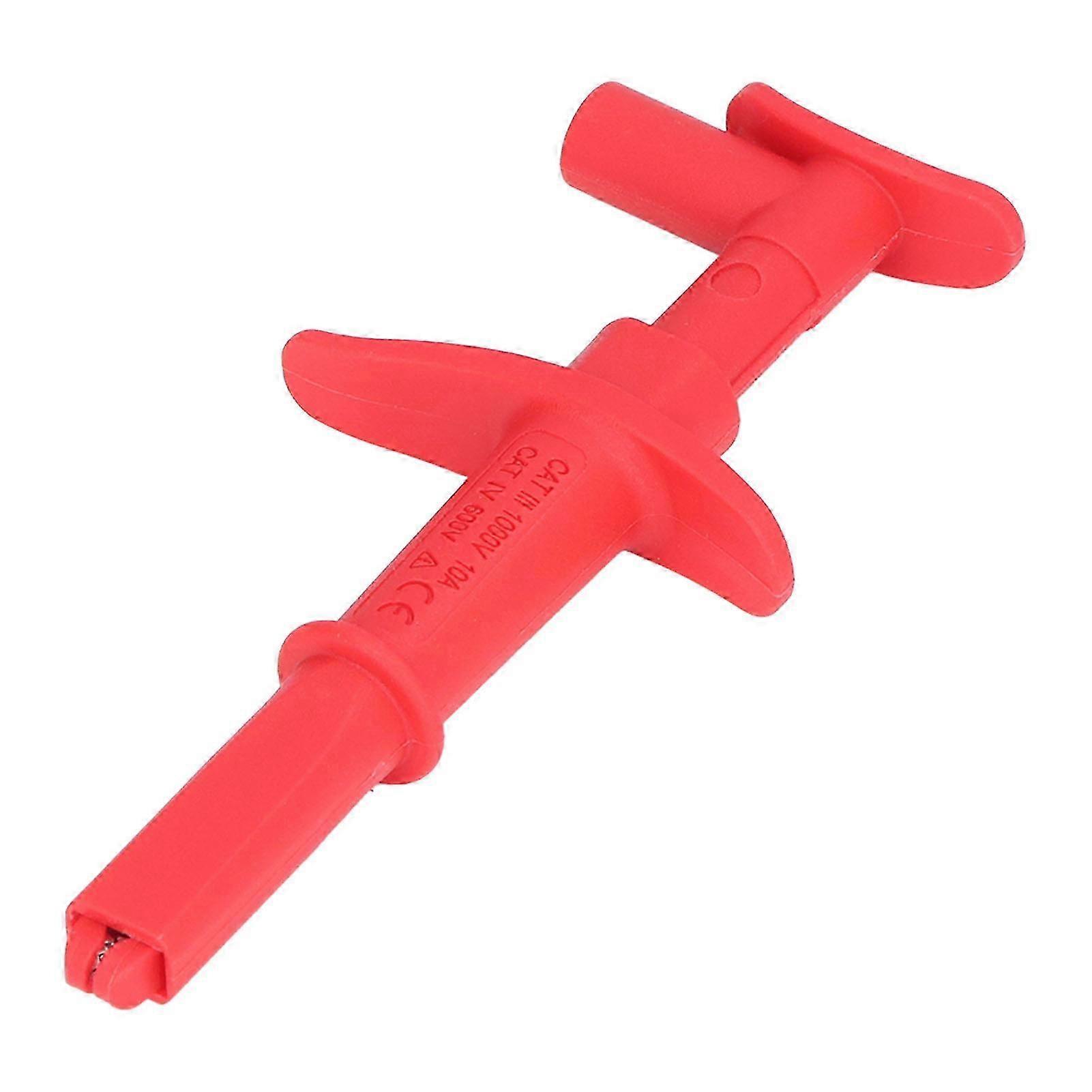 Crocodile Clip Test Hook Special for Multimeter Accurate Detecting Repairing 30043Red