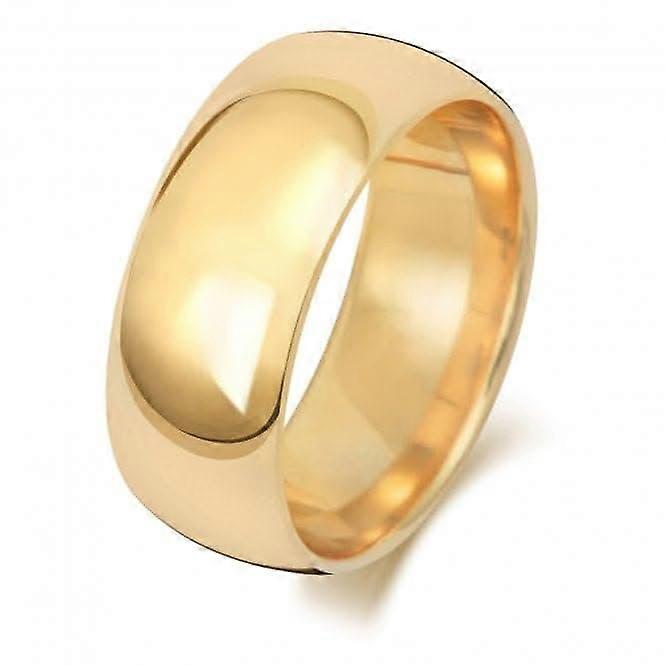 Wedding Band 9K Trad Court 8mm-1.25 Wedding Ring W168L