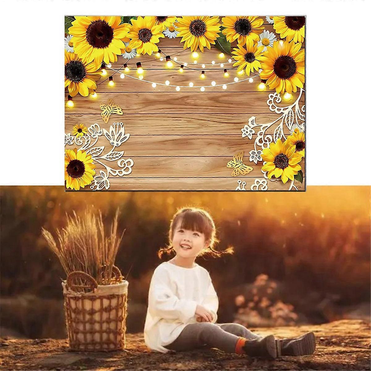 Sunflower Backdrop Photography Cloth 210x150cm