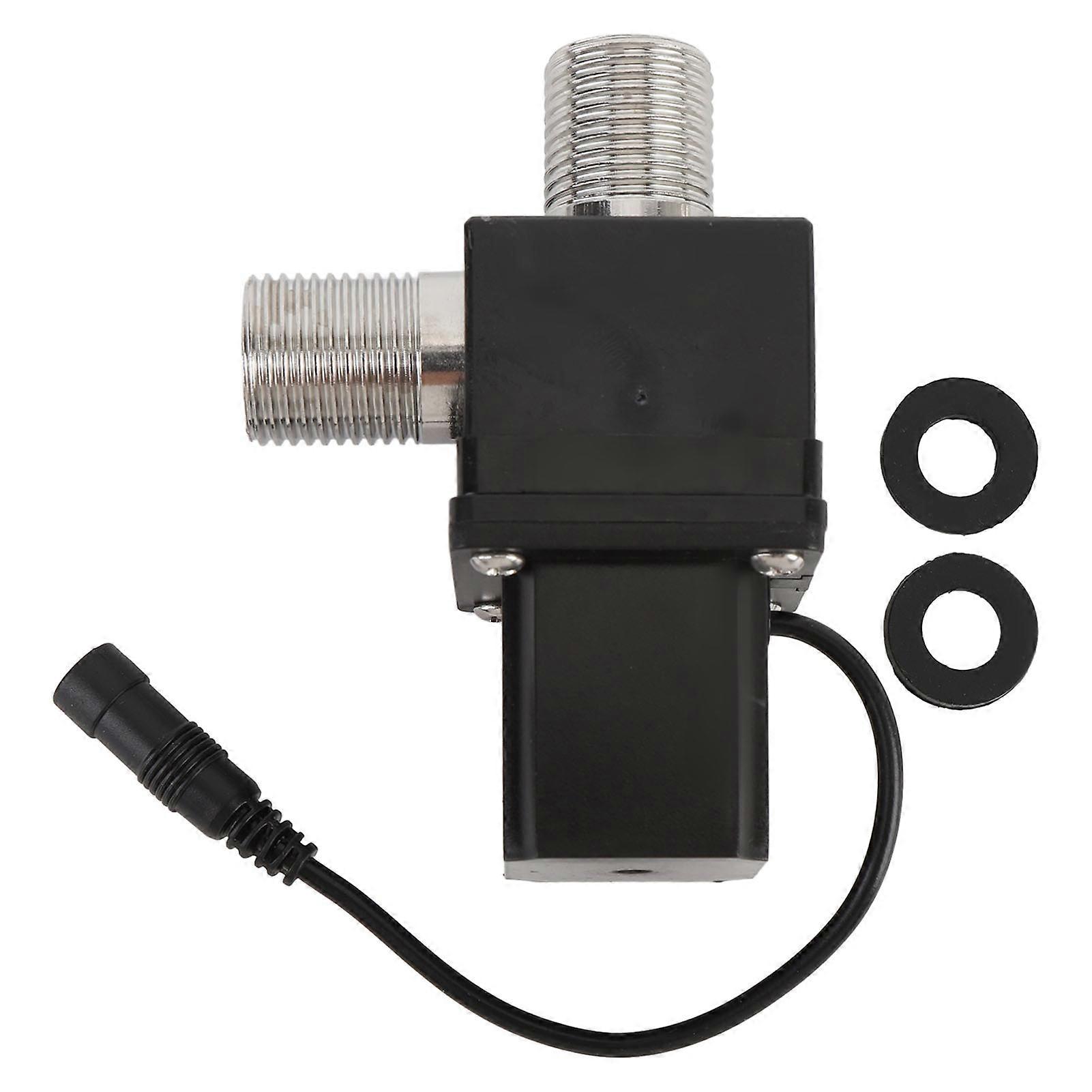 Water Valve Plastic G1/2 Inches Thread Water Control Electric Pulse Sole Valve Accessory for Automatic Switch Control