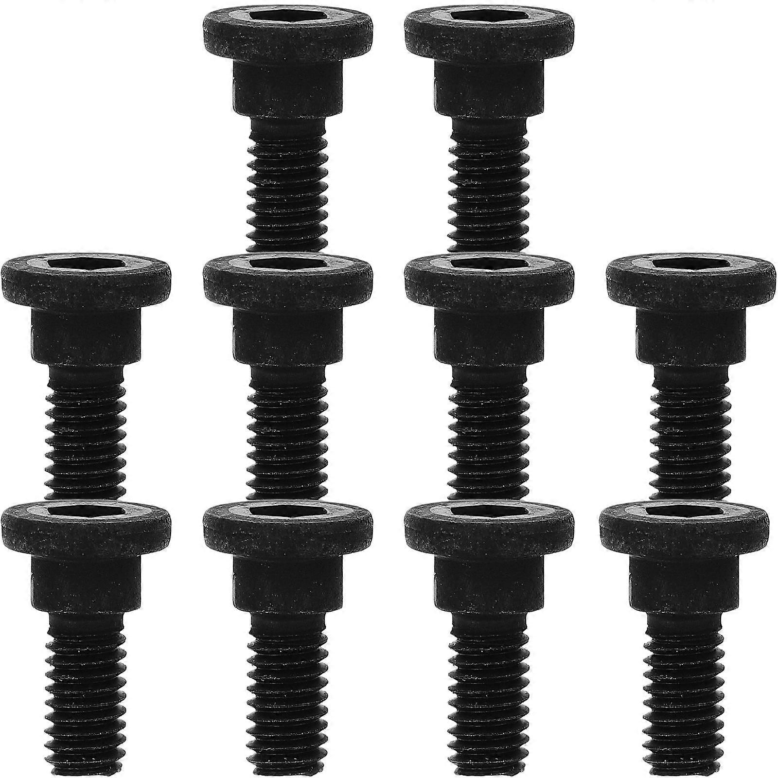 10db M2.5 hatlapfejű fejcsavarok fekete hatlapfejű csavarok szénacél teljes menetes csavarok gépek és berendezések javításához