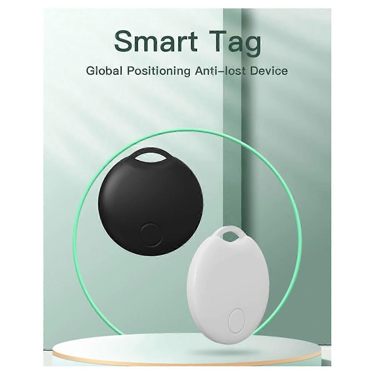 Bluetooth GPS Tracker for Air Tag Replacement Via Find My black