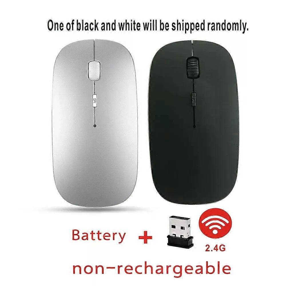 Mouse Dual Mode Bluetooth Wireless Rechargeable Silent Button Adjustable DPI USB Optical Suitable for Laptops New