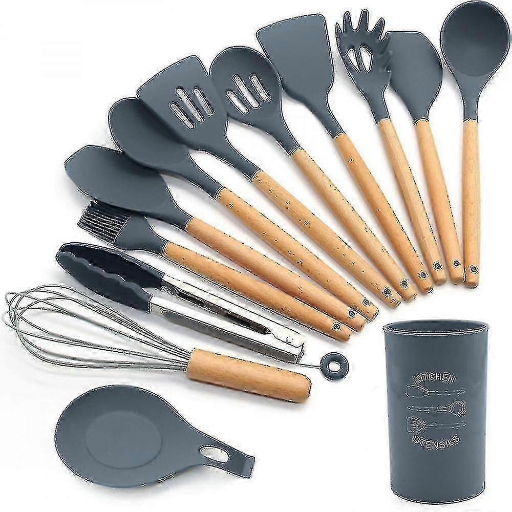 Cookware Sets Kitchen Cooking Utensils Set Of 13 Pieces Premium Heat Resistant Baking Tools