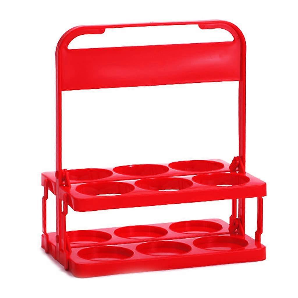 6 Pack Reusable Foldable Carrier Bottle Drink Holder Rack