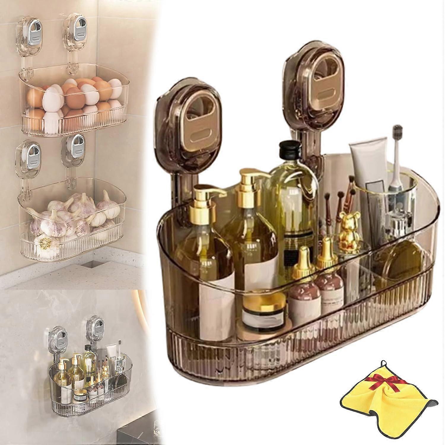 Gold Bathroom Organizer for Storage Box