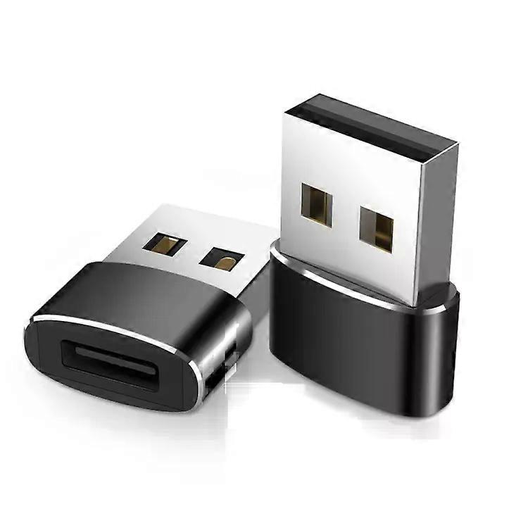USB-C to USB 2.0 Male Adapter-2 Pack,Charging & Data Transfer -
