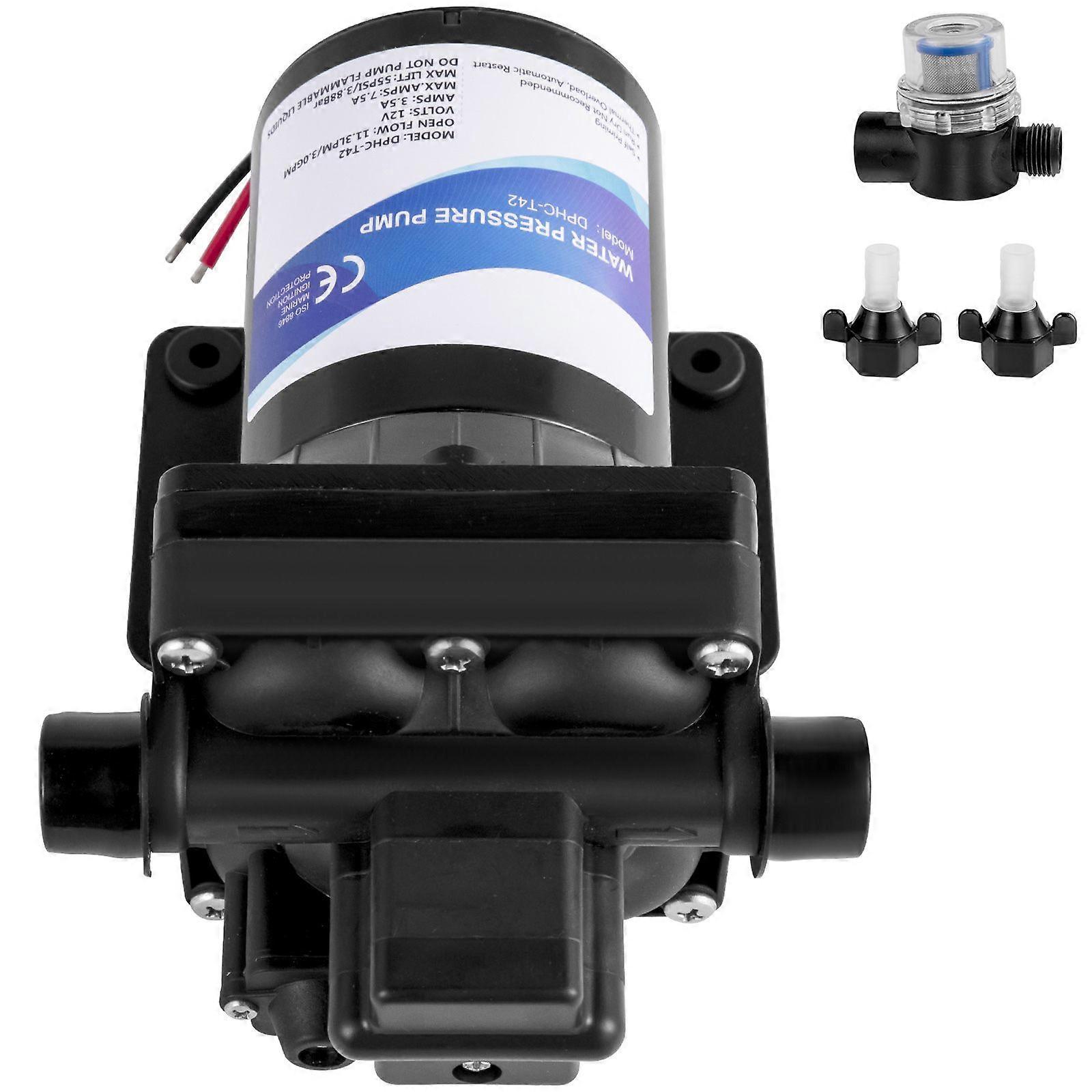 12V 45PSI 13 αντλία νερού L/Min κατάλληλη θαλάσσια/RV/Caravan αντλία νερού διαφραγμάτων