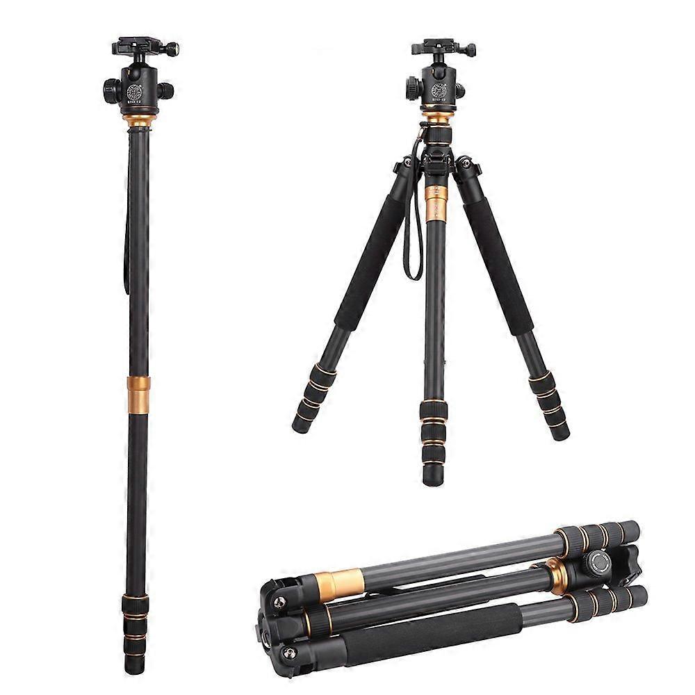 Pro Carbon Fiber Tripod Monopod Stand for Traveling Digital Camera and Camcorder