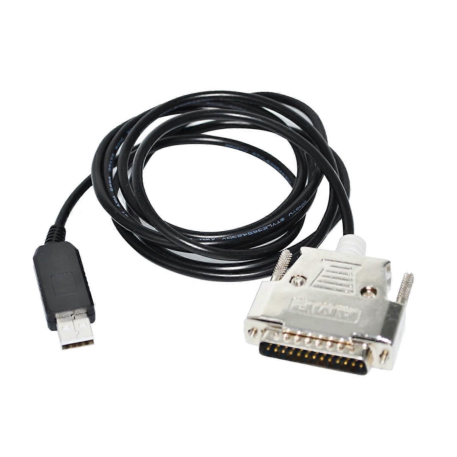 HFHYDZSW F/;TD/;1 FT232RL USB to D-SUB 25P DB25 Male Adapter RS232 Serial Communication Cable Fit Compatible WAVELENGTH LFI-3751