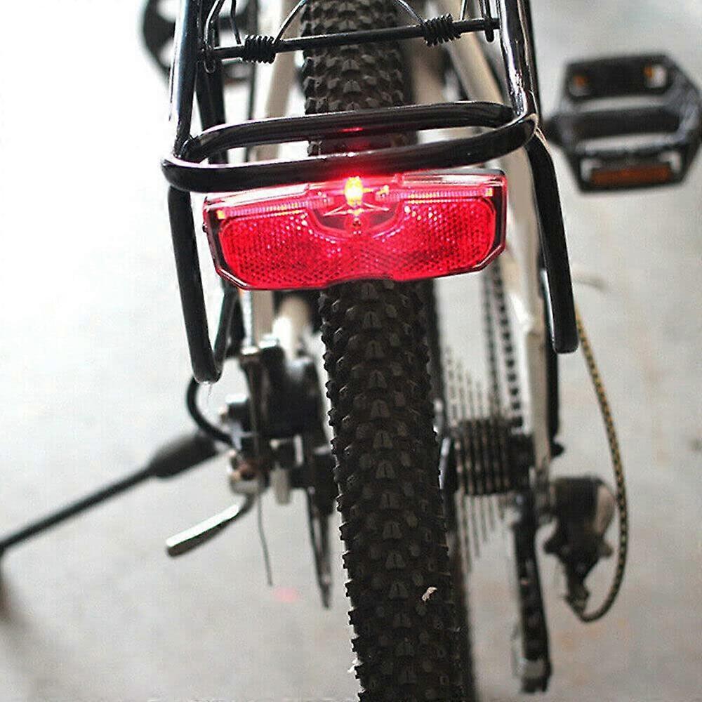 LED Tail Light Rear Reflector for Bikes, Baggage Shelf Compatibility, Not Included, Durable and Waterproof Design