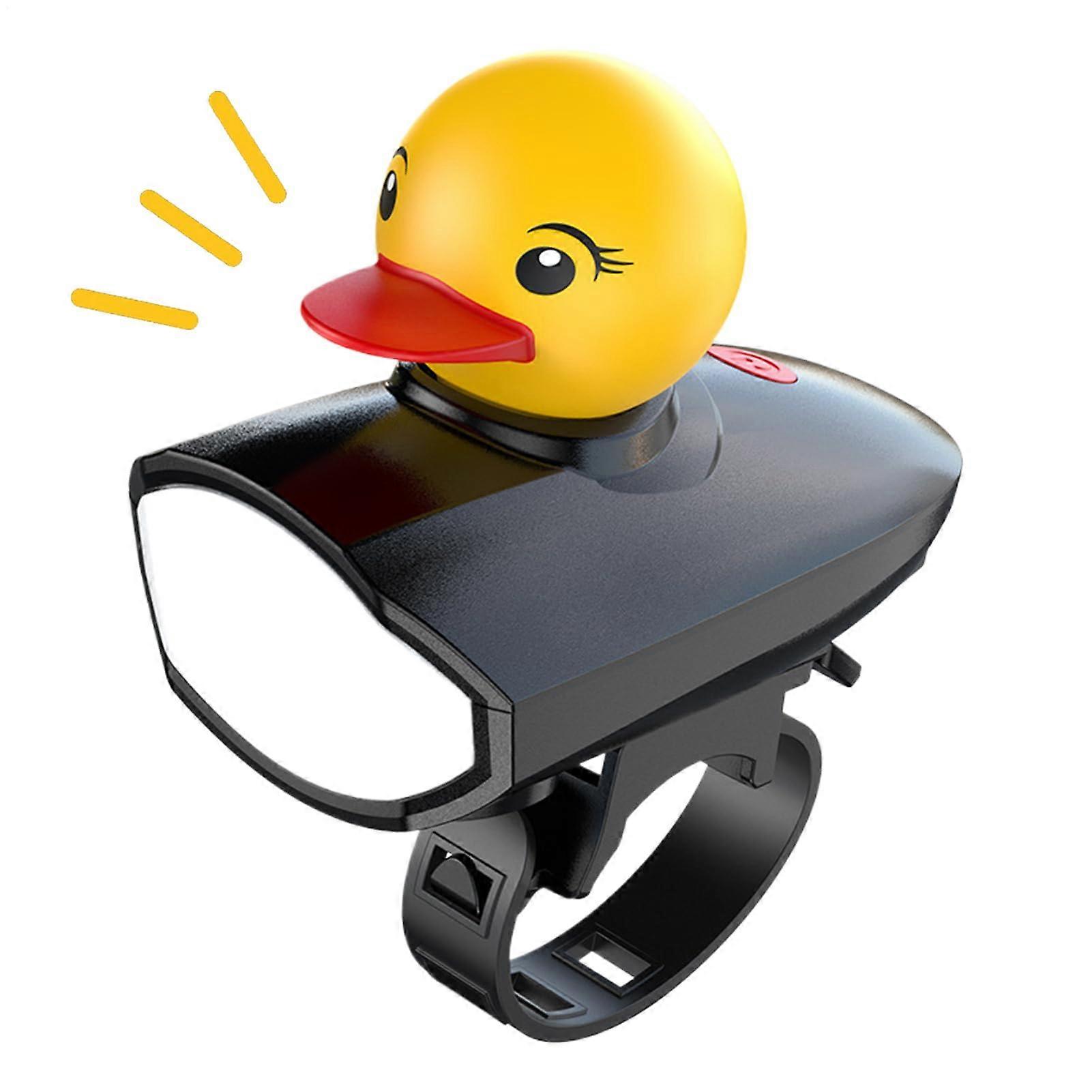 Cycle Light with Horn | Rechargeable 2 in 1 Rubber Duck Horn with Front Light and 3 Lighting Modes for Biking