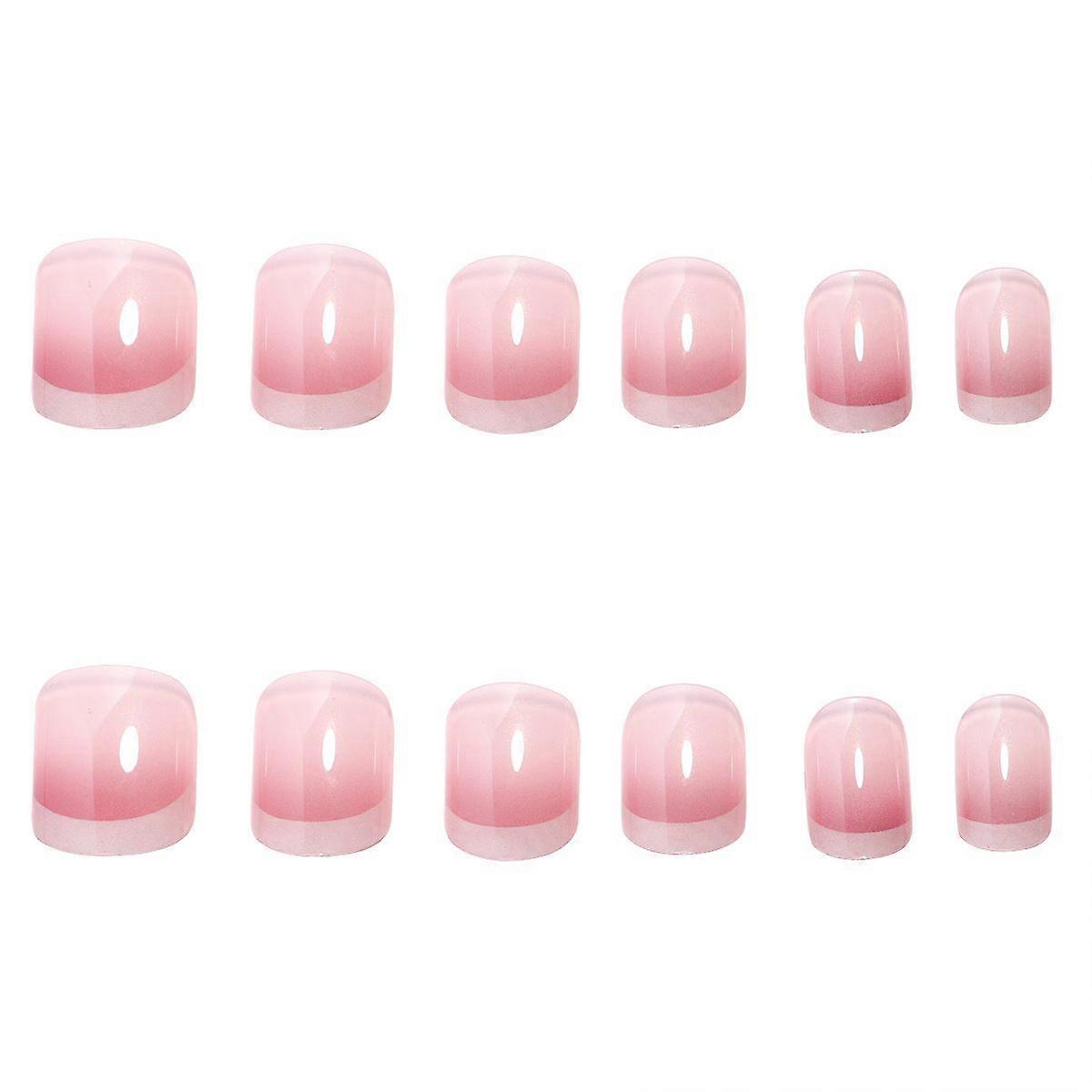 Fake nail tip set with nail glue stickers 3 boxes of 72 pieces, disassembled manicure