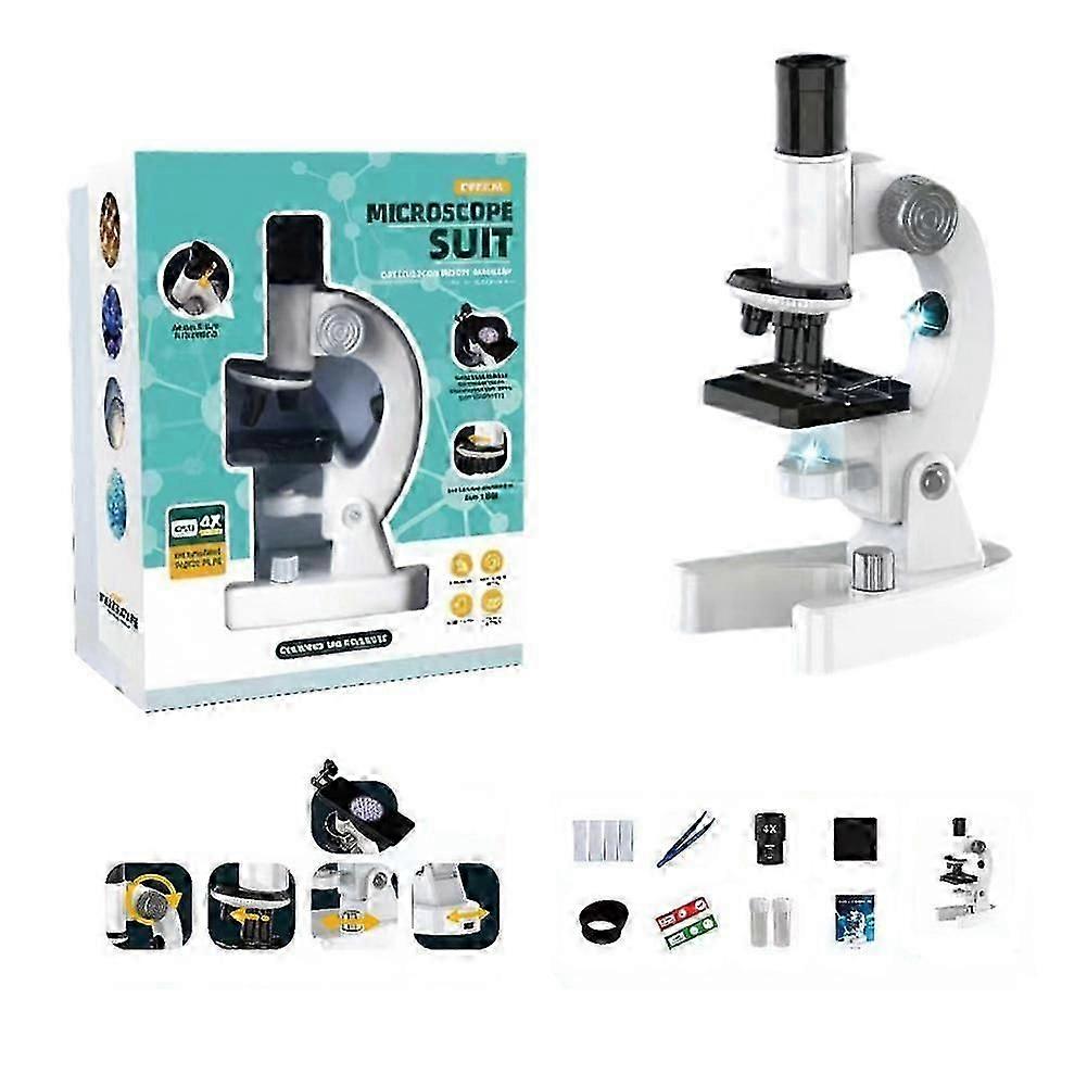 Children's microscope portable 4800x parent-child interactive educational toy