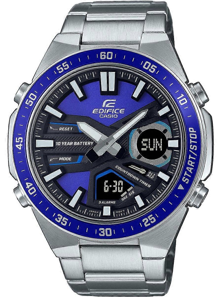 Casio sølv rustfrit stål EFV-C110D-2AVEF herreur