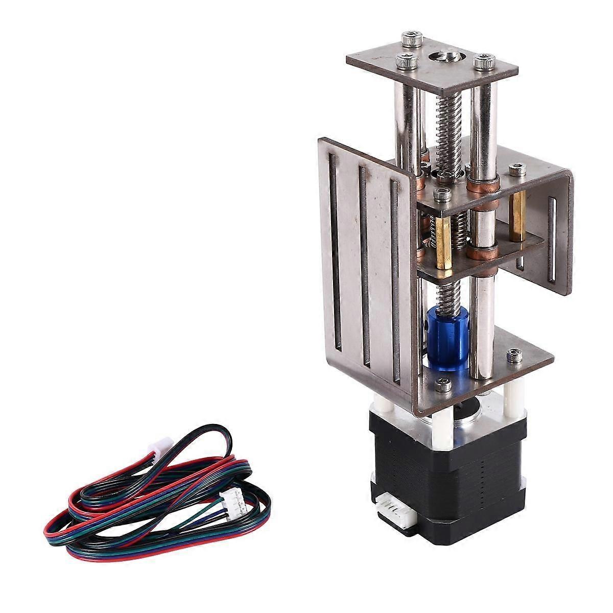 CNC Z-axel Justerbord CNC Router Kit DIY Fräsning Liten Transmissionsmodul 100mm Avstånd Trä Z-axel Motor