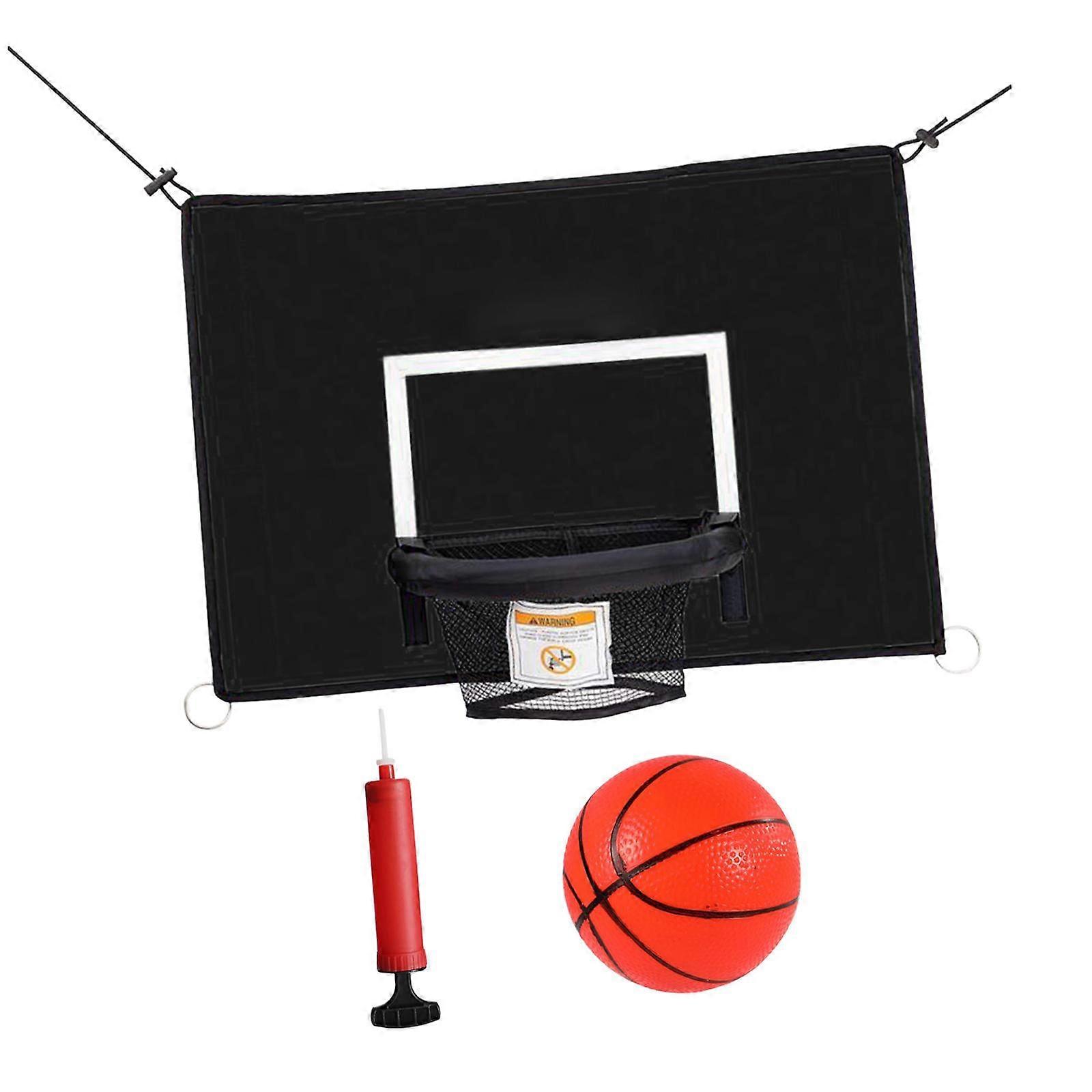 Mini Basketball Hoop for Trampoline with Enclosure Basketball Stand Universal
