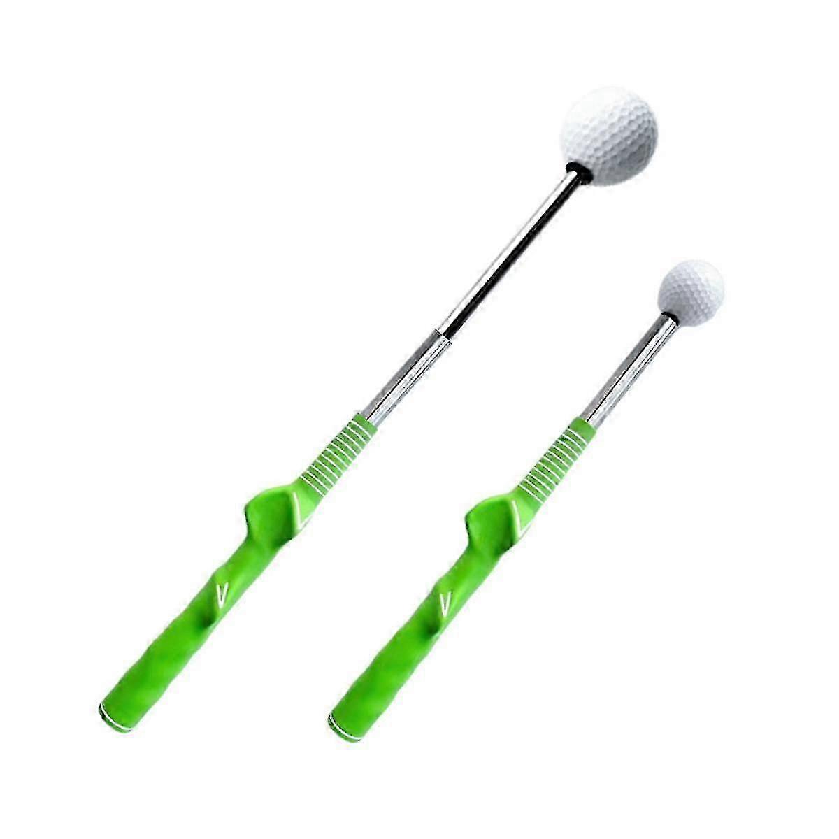 Golf Swing Practice Stick Telescopic Swing Trainer Aid Tool Golf Posture Corrector Exercise Supplies Black