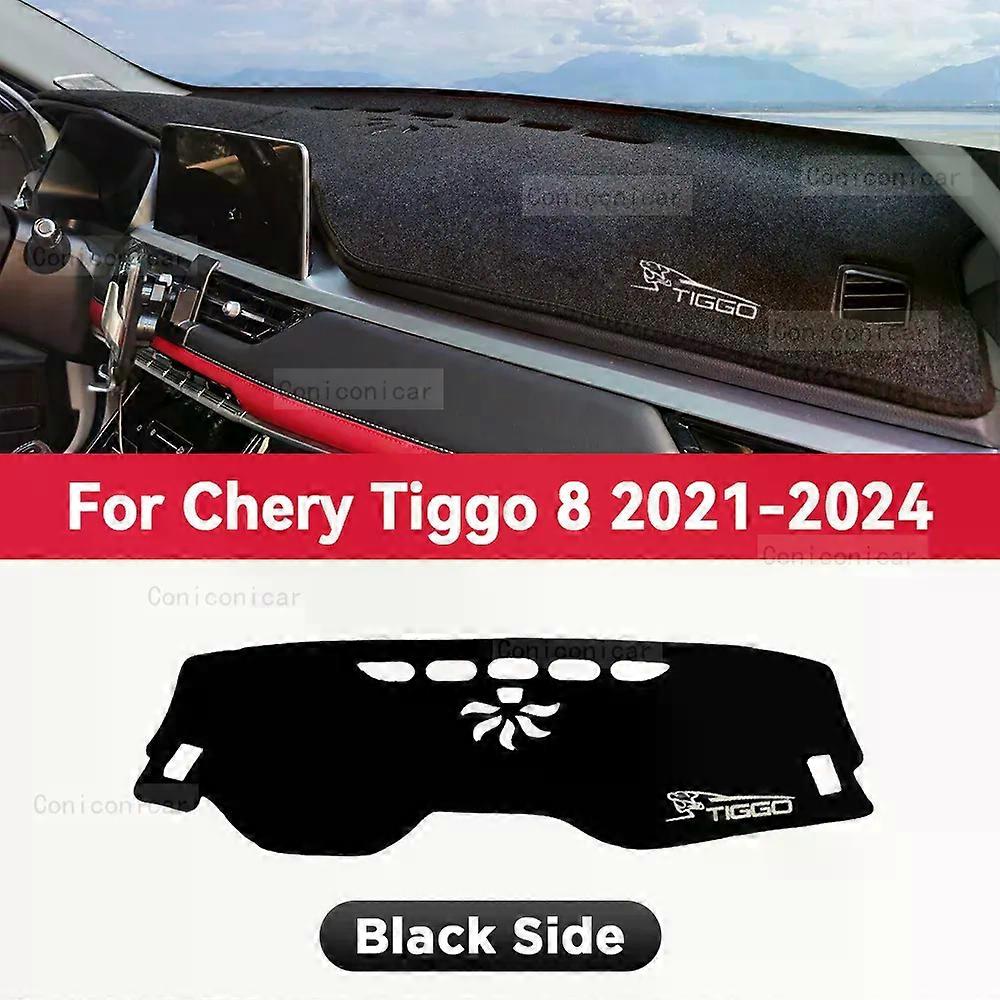 Dashboard Cover Mat Protective Pad For CHERY TIGGO 8 2021-2024 2023 Car Accessories Dash Board Sunshade Anti-UV Carpet Dashmat