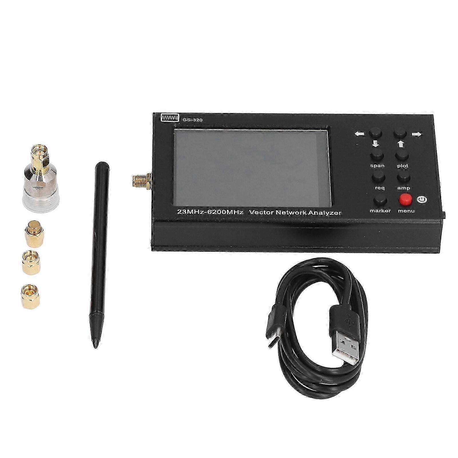 3.2In Touch Screen Vector Network Analyzer Vna Antenna Analyzers 23mhz6200mhz Gs320