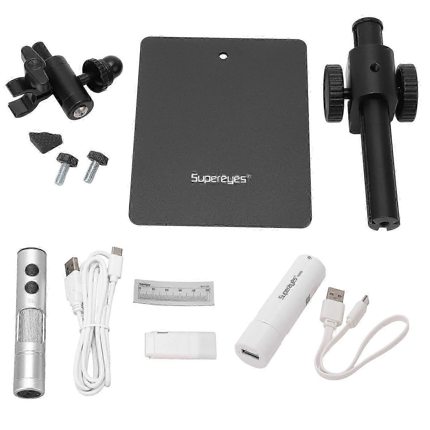 Digital Microscope 12mp Micro Viewing Magnifier Professional Electron Usb With W002 Wifi Box