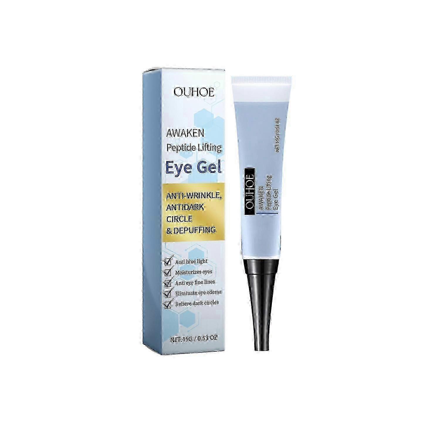 Ouhoe Firming Eye Gel, Anti-Wrinkle, Light Up Fine Lines And Dark Circles Under Eyes Firming And Hyd