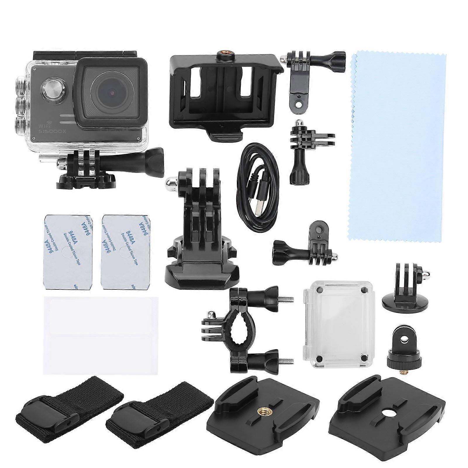 4K HD Underwater Action Camera Kit - Multi-Functional Sports & Diving Camera Set