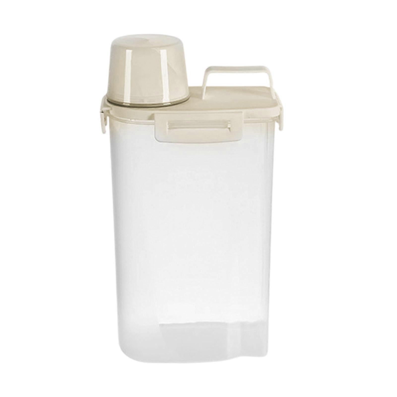 Cereal Storage Container With Pour Spout Sturdy Cereal Container Sturdy Food Storage Jar Ideal For Kitchen And Outdoors