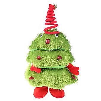 Cute Cartoon Christmas Tree Plush Toy Stuffed Toy Party Electronic Stuffed Electric Toys Can Singing Dancing Plush Toys