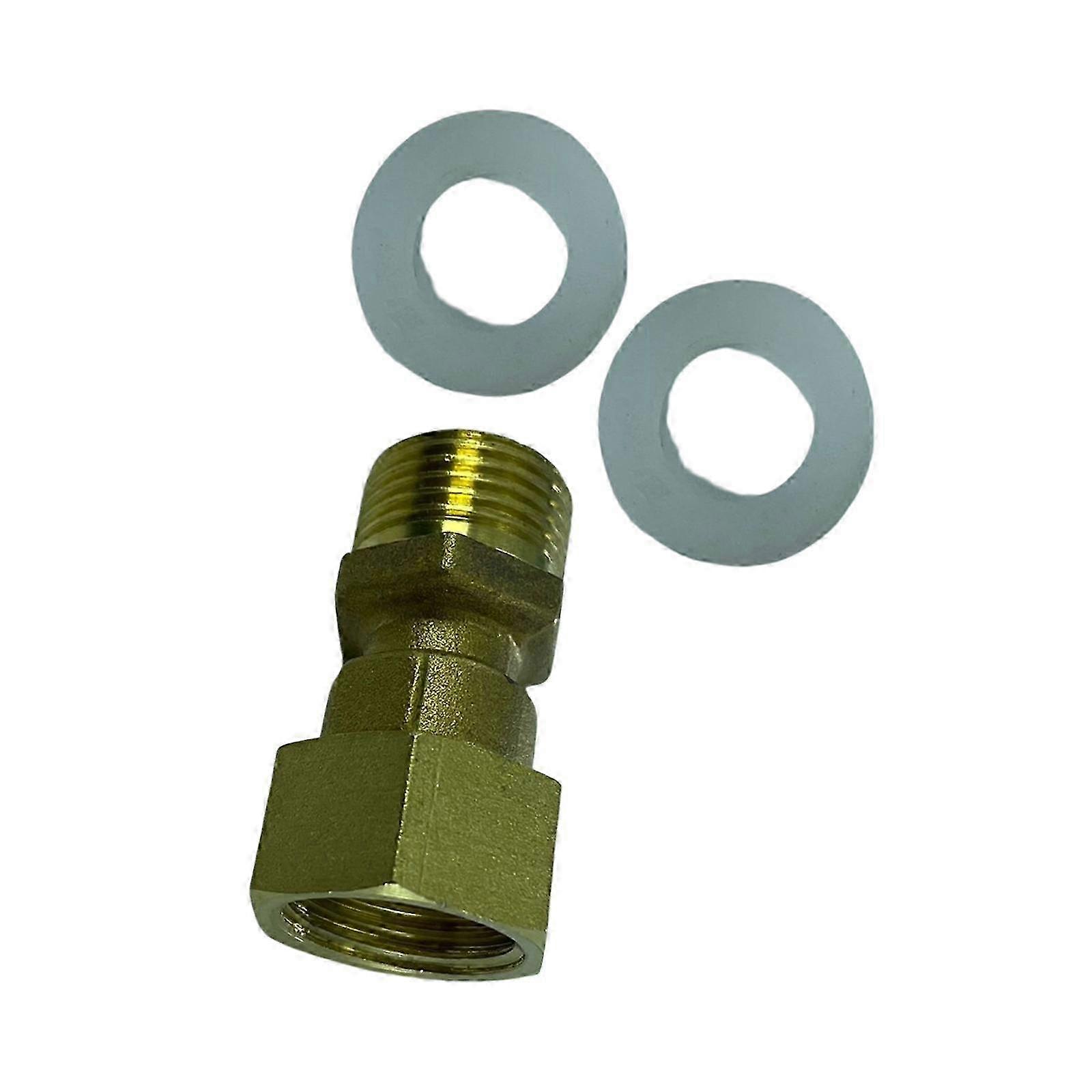 Straight Adapter Fitting with 1/2 "x Solid Brass Male Connector