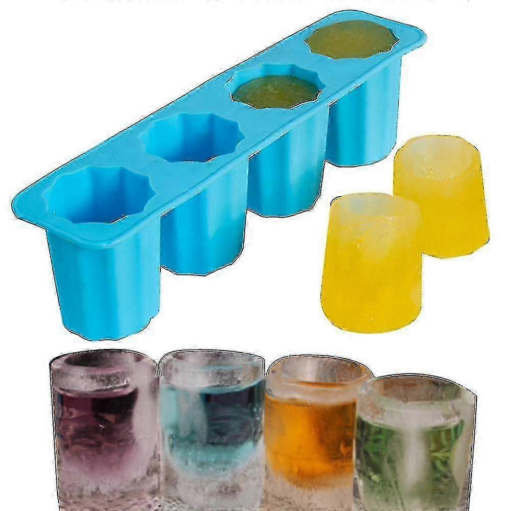 3pcs Ice Cube Tray Mold for Shot Glasses - Summer Drinking Tool