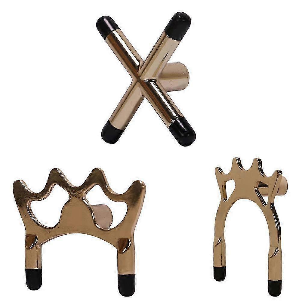 3Pcs Non-slip Billiard Snooker Pool Cue Bridge Head Holder Rest 3 Styles