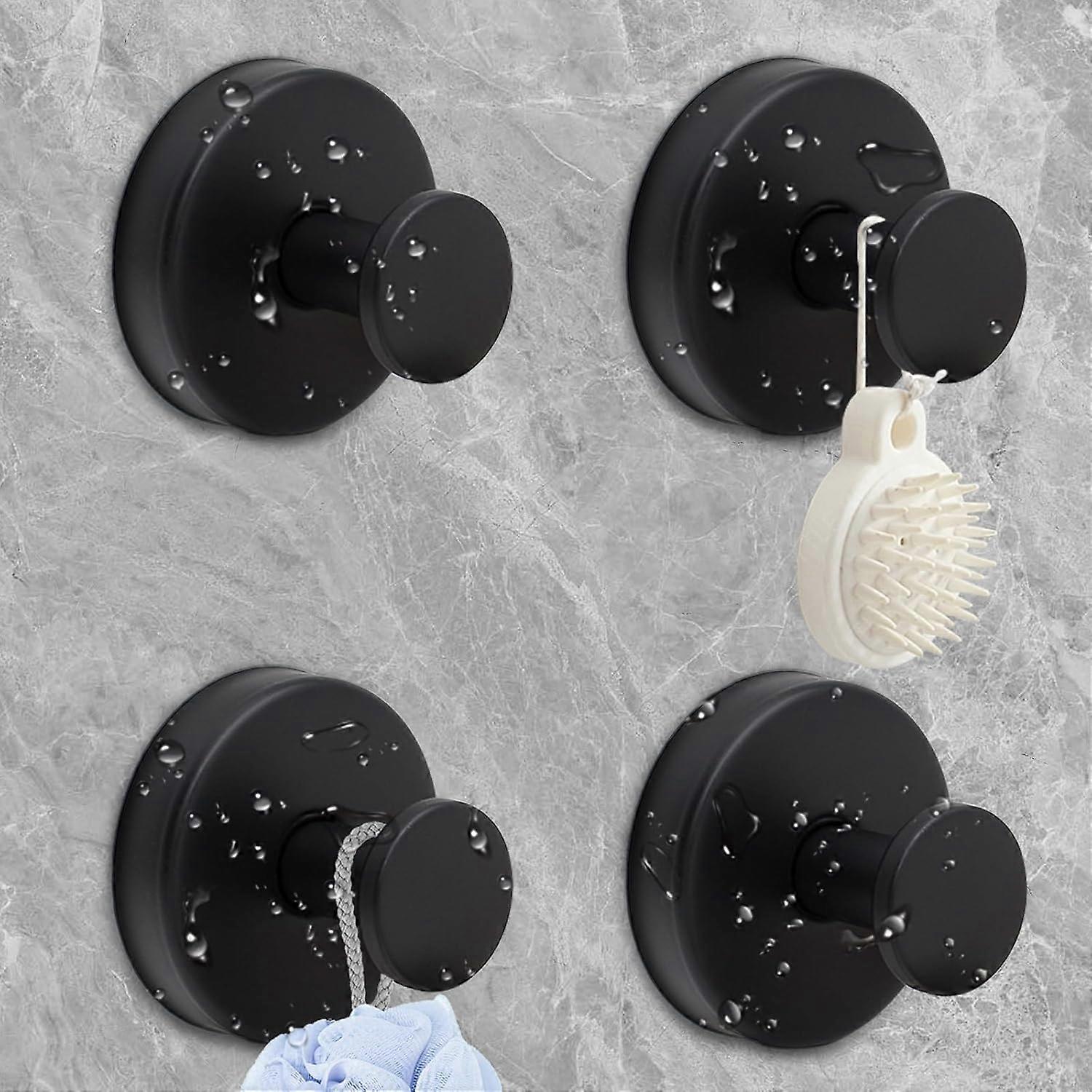 Bathroom Suction Cup Hook Reusable Towel Rack No Drilling Required