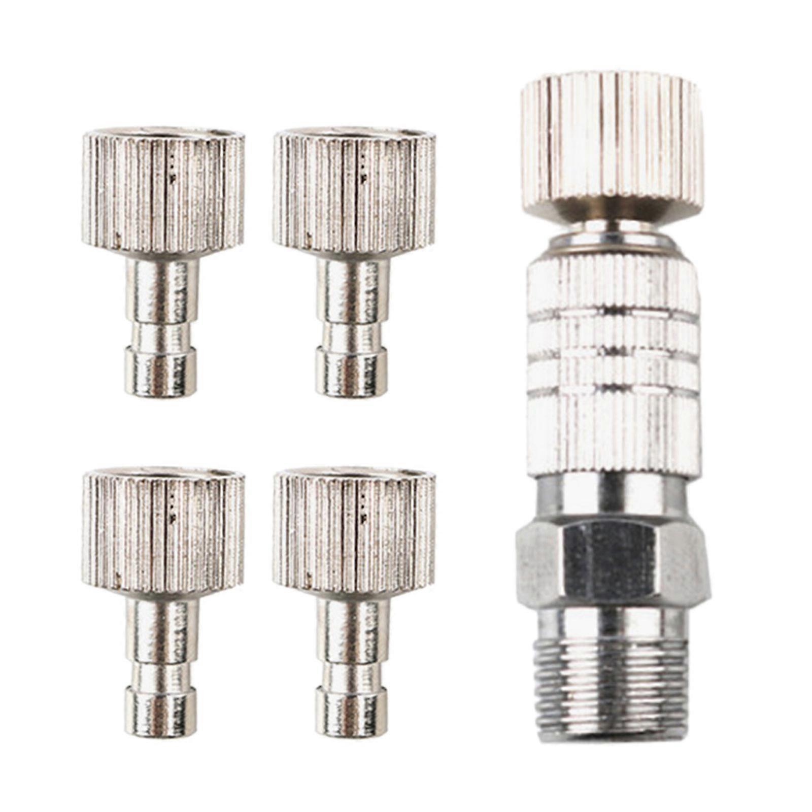 Airbrush Hose Quick Connect Couplers Adapter with Leak Proof Designs Fast Attachment Suitable for Farmers and Florists