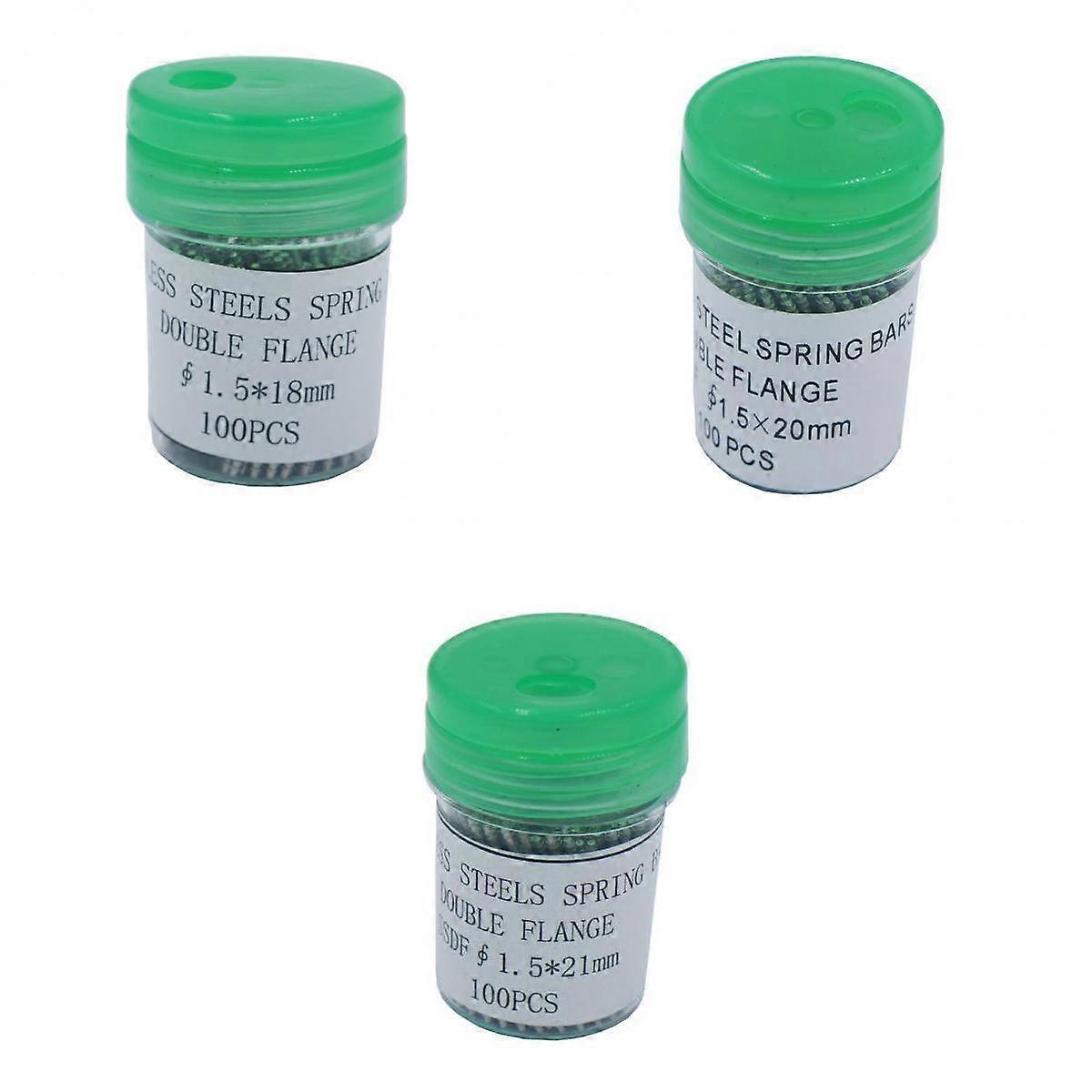 300 Pieces Watchmaker Spring Bars Strap Pins Repair Kit