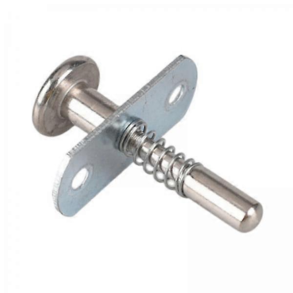 2xSpring Loaded Latch Steel Plunger, Easily Installation, Multipurpose Barrel