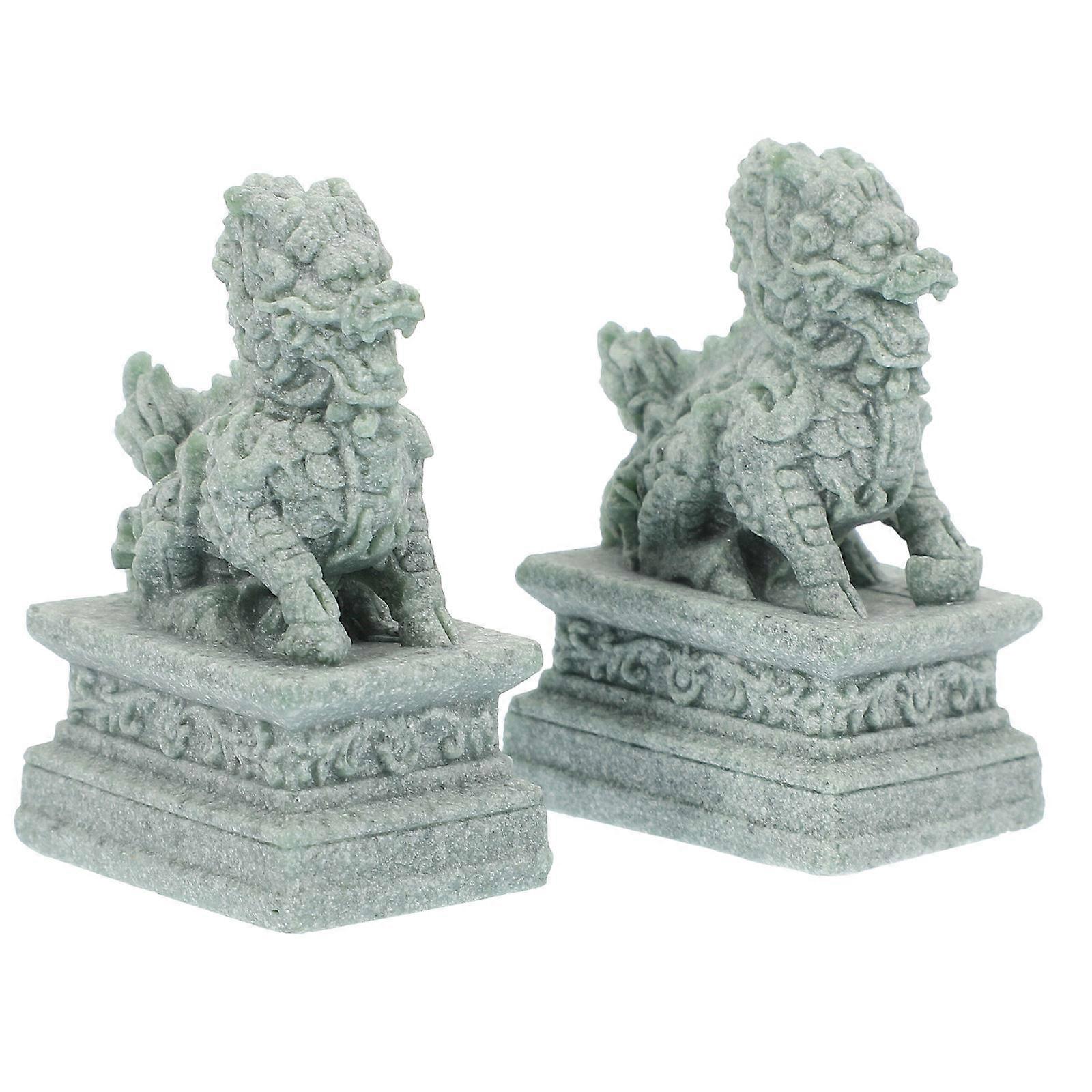 Mini leeuwenbeelden, functioneel decor voor aquaria en buitenomgevingen