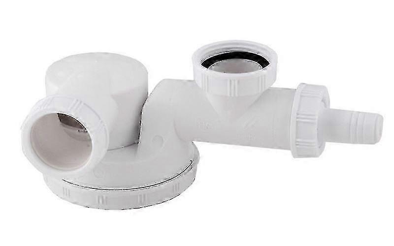 Single Space Saving Kitchen Sink Drain Waste Trap 1 1/2" x 40mm Dish Washer Input hwy Edition 0625