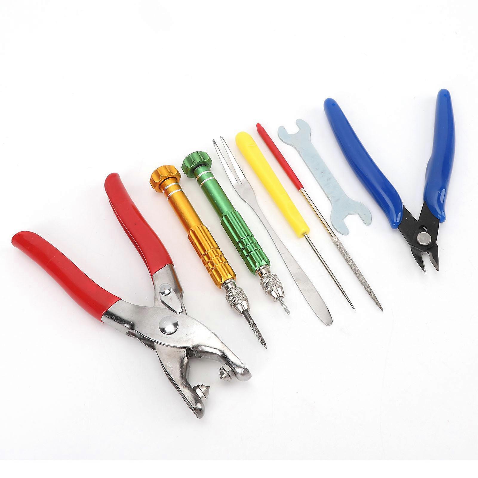 Starting Stringing Clamp Tool Kit Portable Cold Press Badminton Racket Grommets Pliers for Tennis Racket