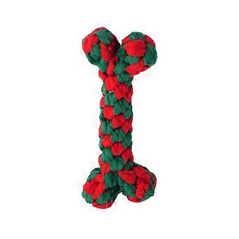 Brinquedos de Mastigar para Animais de Estimação de Natal Brinquedo de Corda para Cães de Treinamento Xmas Chew