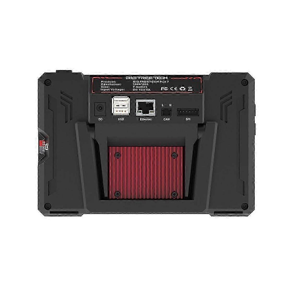 Pad 7 Inch 3d Printer Ips Touch Screen Klipper 1024x600 60hz Display For Cm4 Diy Voron 3 3d Printe