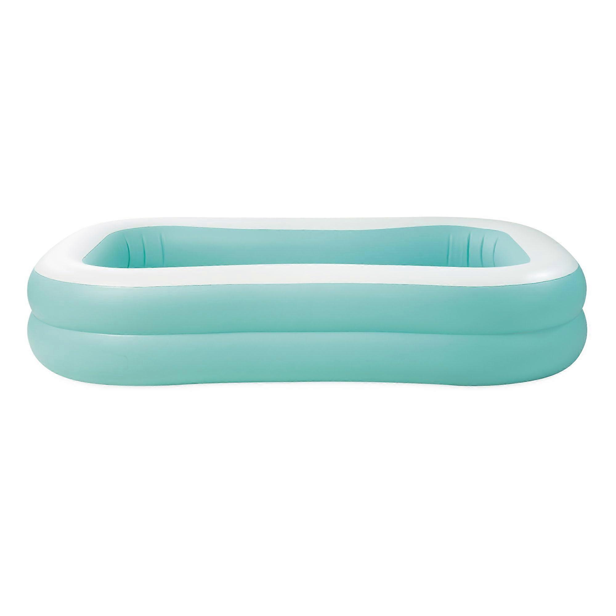 57181EP Swim Center Inflatable Family Pool: 159 Gallon Capacity – 90' x 60' x 19' – Color May Vary