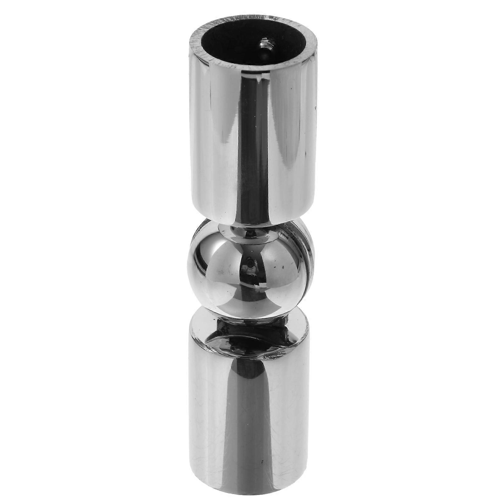 Heavy Duty Zinc Alloy Hinged Elbow Connector for Curtain Rods, Corner Joint for Bay Window Drapery Poles