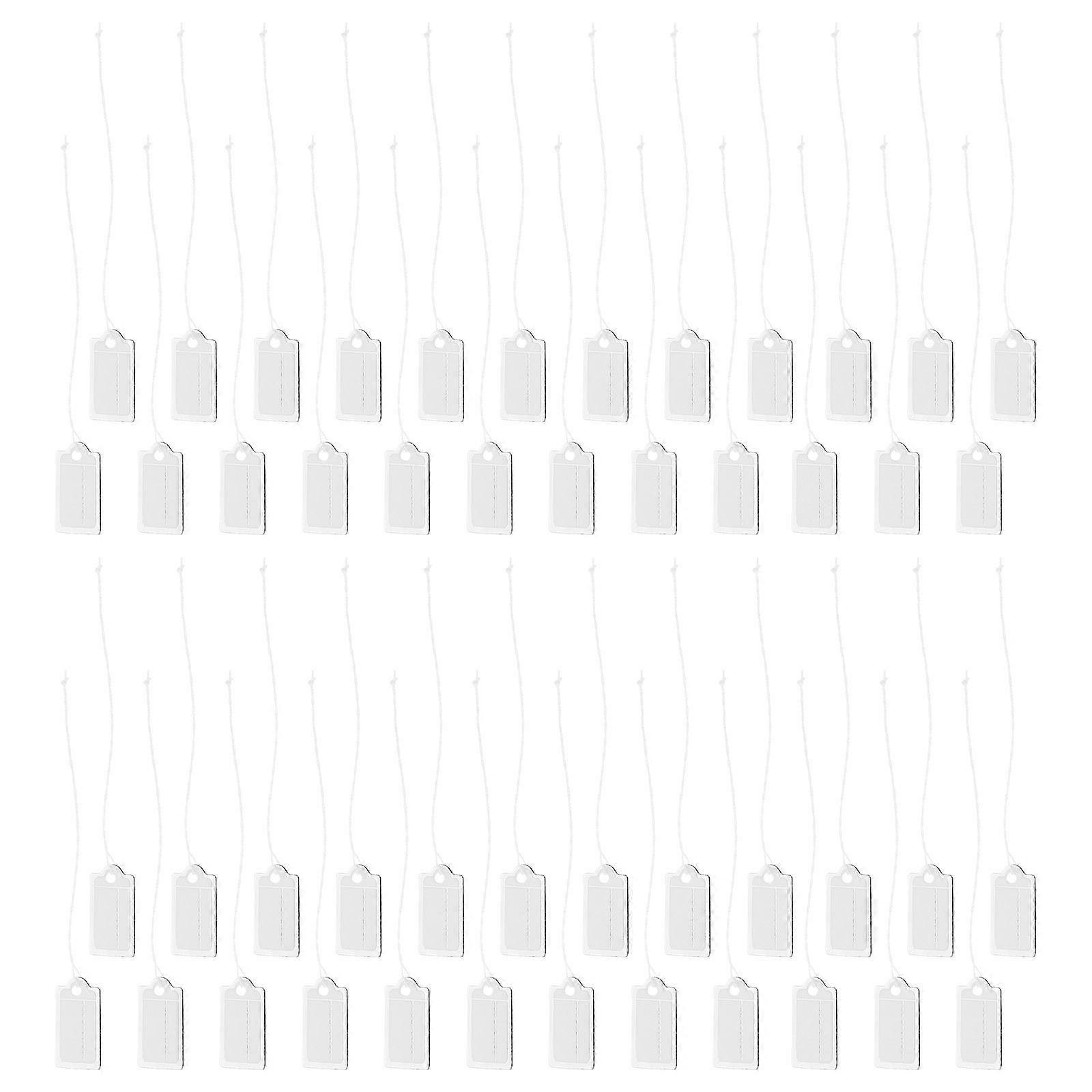 200pcs Price Tags with String for Jewelry and Clothing Display   Easy to Use Labeling Tags for Product Pricing and Retail Merchandising