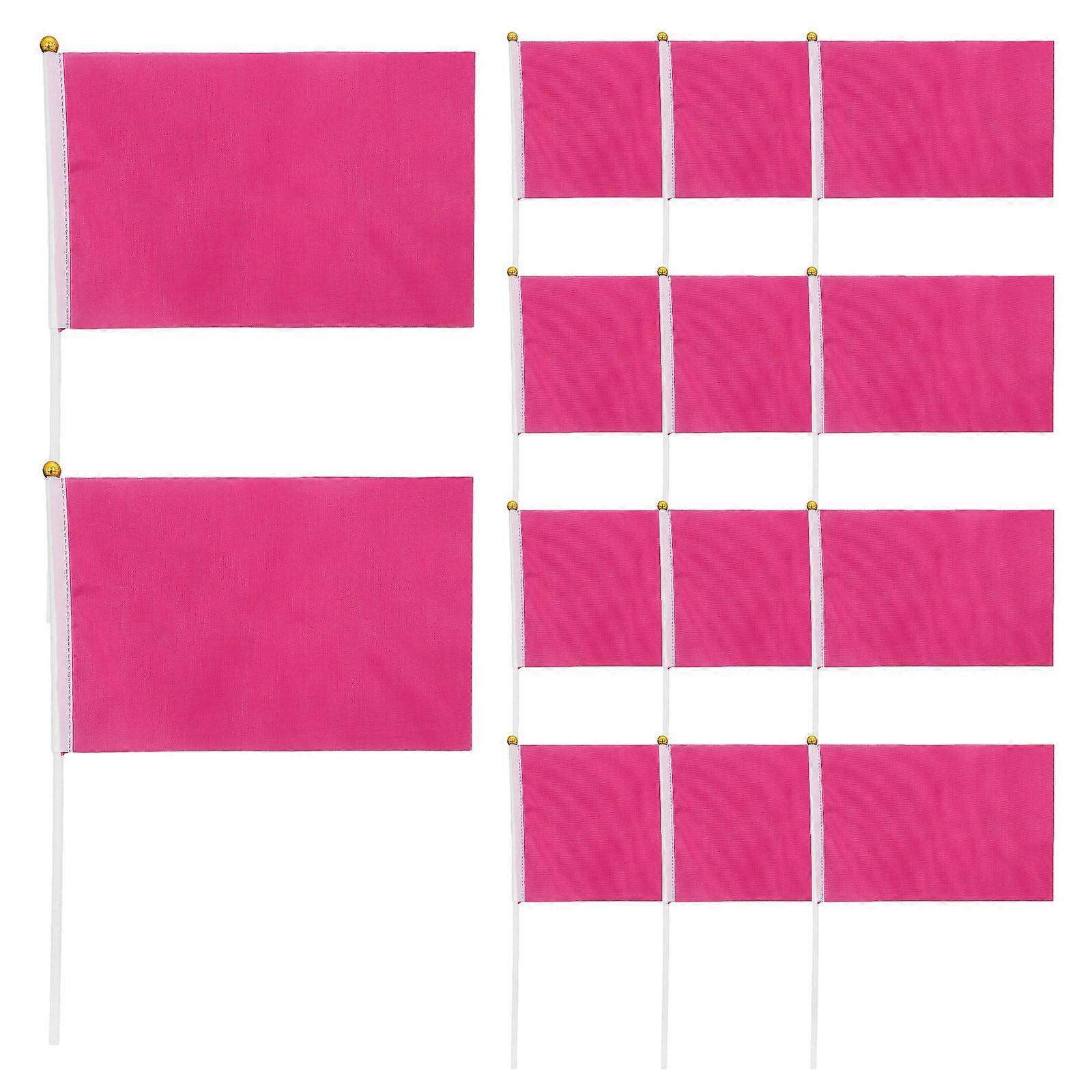 100pcs Small Handheld Flags Wear-resistant Shaking Flags Garden Small Flags Hand-hold Flags