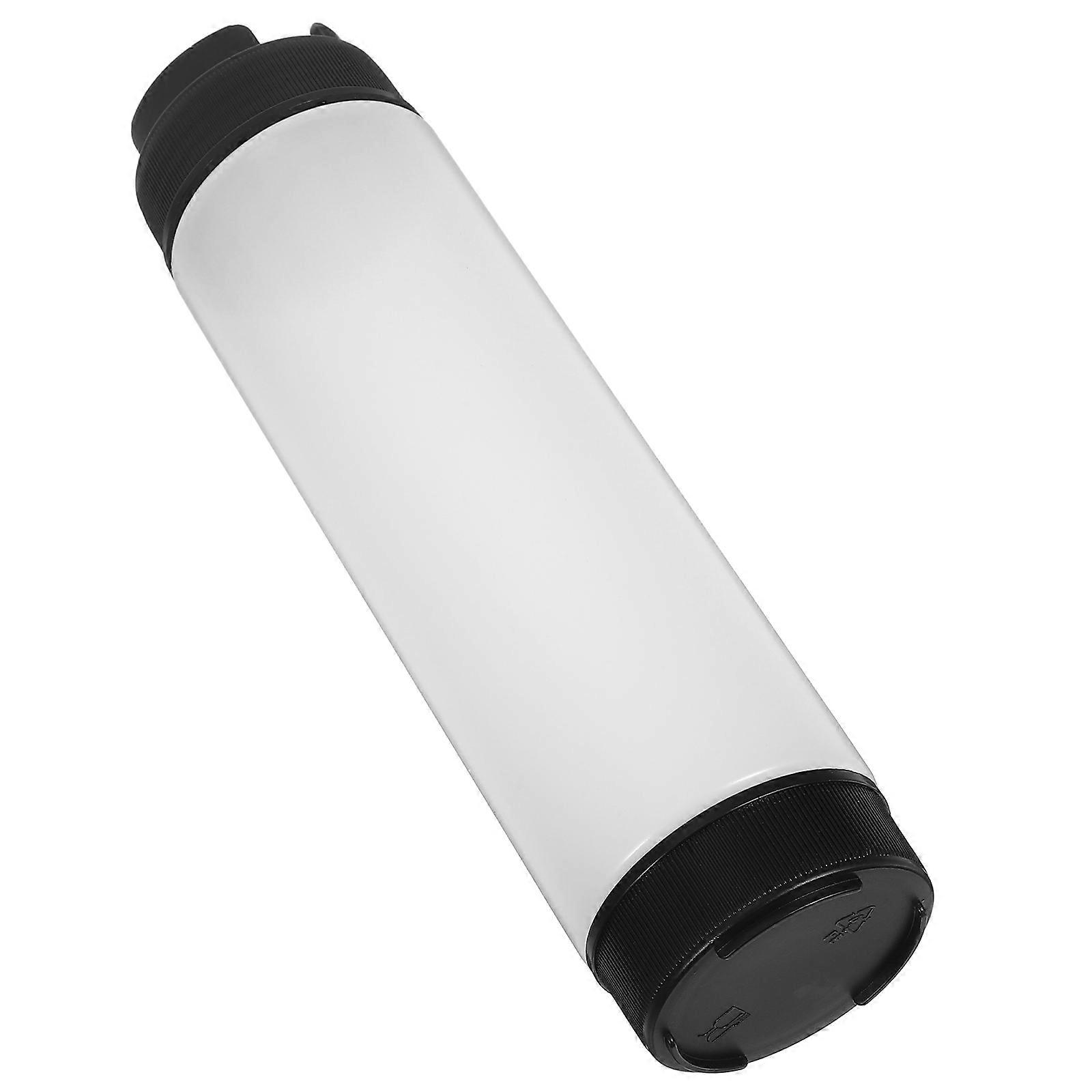 Black Double Head Sauce Squeeze Bottle with Cap Multipurpose Condiment Dispenser for Ketchup, Salad Dressings, and More Freshness Preserving and