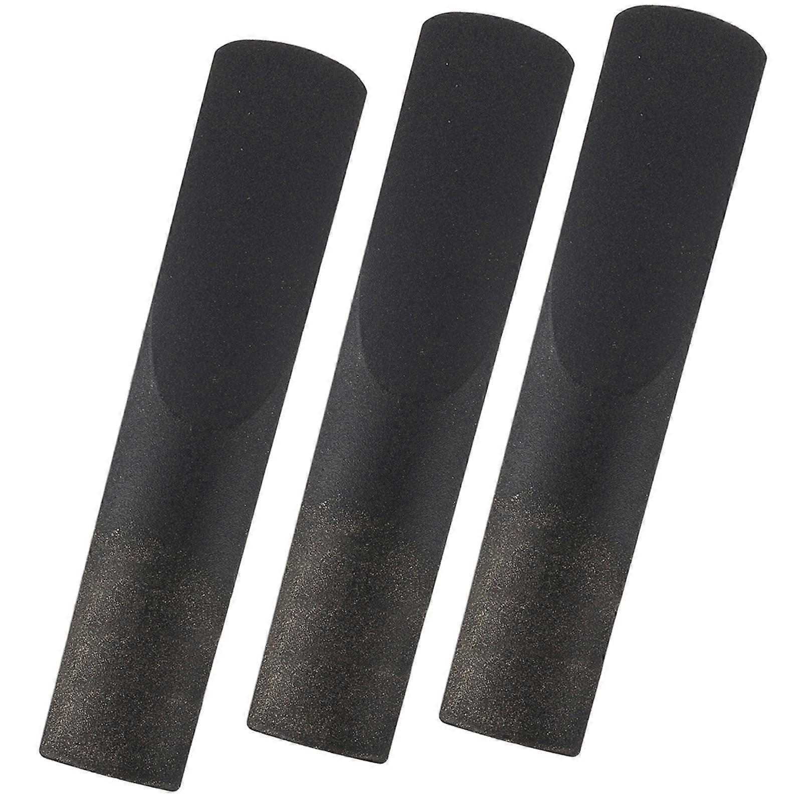 Clarinette Anches Résine Clarinette Accessoires Utilisation Professionnelle Noir 3Pcs Remplacement